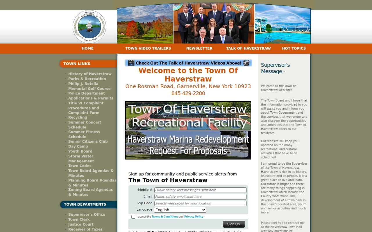 Haverstraw neighbors Town community resources hub