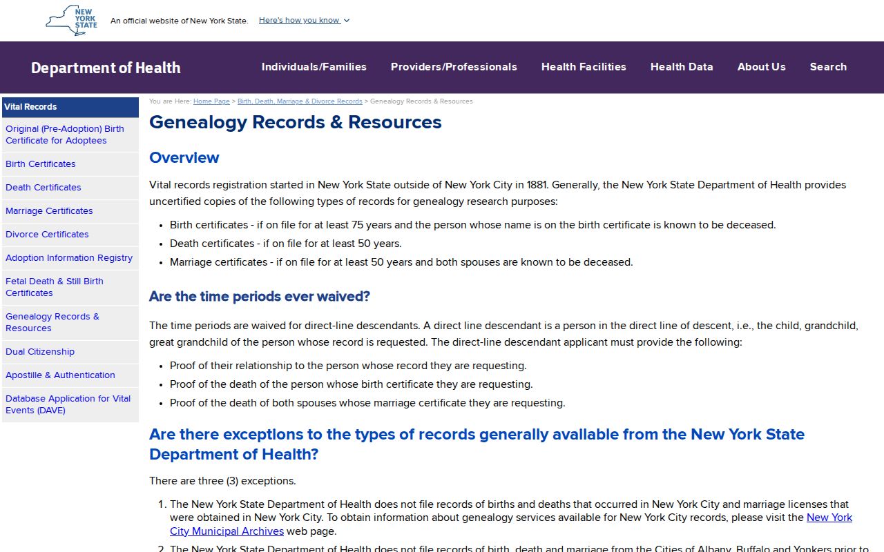 Haverstraw residents directory New York vital-record genealogy access information